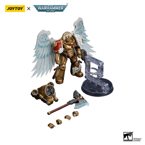 JOYTOY Warhammer The Horus Heresy Blood Angels Sanguinary Guard with Encarmine Axe and Inferno Pistol 1/18 Action Figure